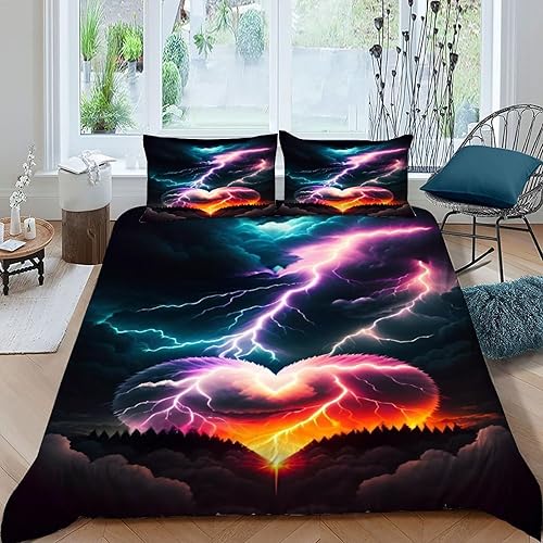 XIKMLSID Smiley Visage drôle Parure 2 Pièces Housse De Couette Simple 3D Les Jeunes Microfibres Haut De Gamme + Drap Housse Single（135x200cm） - Nail Gallerys