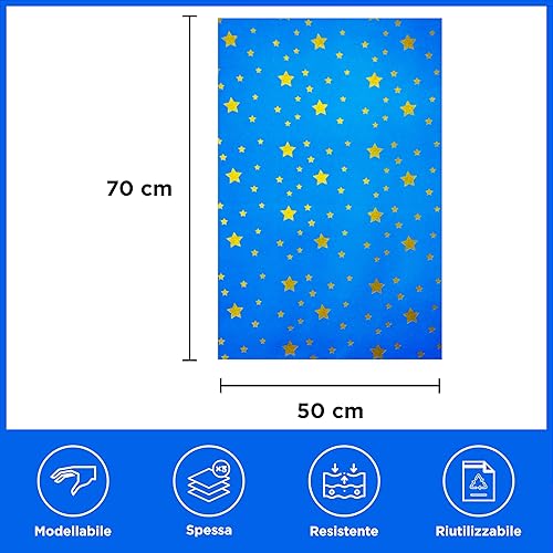 Gesar 2 feuilles 100 x 70 cm Papier ciel pour crèche – Haute qualité de papier ciel pour crèche – Modélisable – Fond de crèche – Produit en Italie - Nail Gallerys