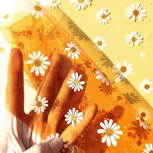 HYANG Feuilles transparentes en cuir PVC vinyle - 1 rouleau de feuilles de 30 cm x 135 cm - Parfait pour les arcs faits à la main, les boucles d'oreilles, le sac à main, la couture, l'artisanat - Nail Gallerys