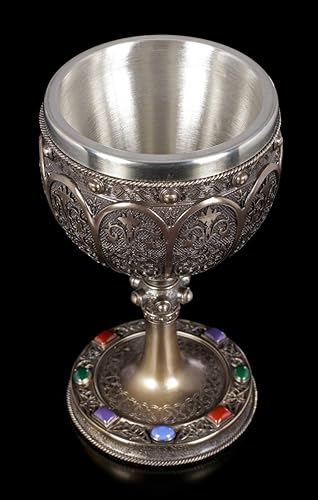 Saint Graal Calice - Bronzé Coupe à Vin, Objets Décoratifs, Gobelet, H 17 cm, 250 ML - Nail Gallerys