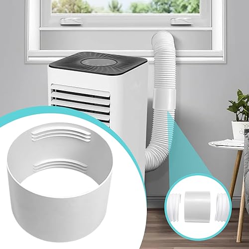 Adaptateur Tuyau Climatisation | Adaptateur De Tuyau D'Évacuation De 130/150mm Pour Fenêtre | Adaptateur De Ventilation Pour Climatiseurs Portables, Raccord De Tuyau De Ventilation - Nail Gallerys