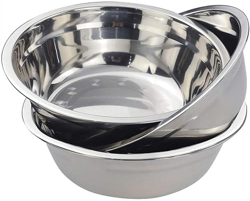 Menax - Bols Mélangeurs/Saladier - Acier Inoxydable - Set 3 - Nail Gallerys