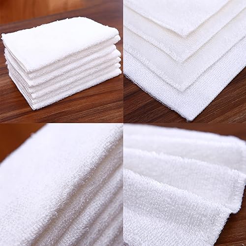 Chiffons pour nettoyer la vaisselle en fibre fine, absorbant, pour enlever la graisse, serviette à vaisselle, lingette de nettoyage pour les mains, lingettes de cuisine, vêtements de cuisine (blanc - Nail Gallerys