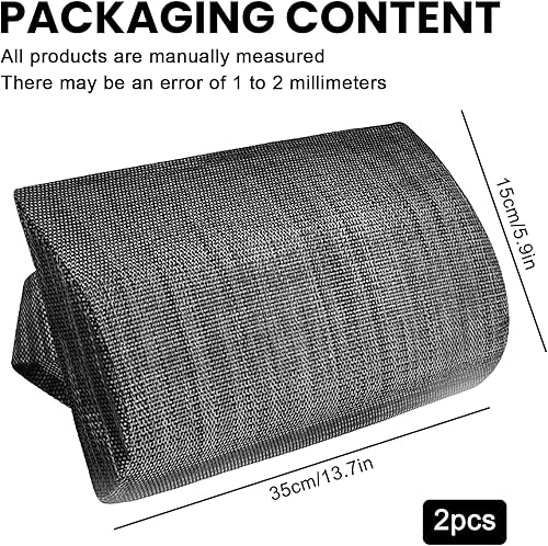 Lot de 2 coussins de nuque pour chaises de jardin : traversin, coussins pour fauteuil relax, coussin pour chaise longue, coussin de nuque, traversin avec bande élastique, pour chaise longue de jardin - Nail Gallerys