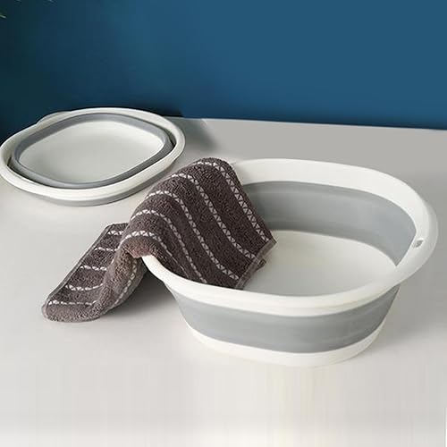 Bassine Pliable,Bassine Retractable,Bassine Retractable Lavabo,Évier Portatif Pliable pour Bac À Vaisselle,Cuve À Linge Pliante Suspendue,pour Les Voyages en Plein Air Camping Randonnée Caravane - Nail Gallerys