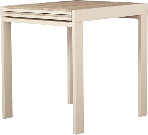 YELLOO Mod. Sanremo Table Bar Cuisine 70x70 Extensible 70x140 cm Beige Cuisine - Nail Gallerys