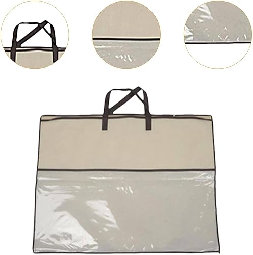 Sharplace Sac de Rangement pour couvertures avec poignées renforcées, Sac de Rangement pour couettes, Organisateur de vêtements pour literie, vêtements et, 50x75cm - Nail Gallerys