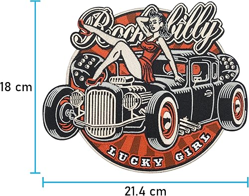 Finally Home Écusson rétro rockabilly vintage des années 80, écusson arrière de moto américain, écusson dorsal pour veste de moto, écusson Old School pour gilets en cuir - Nail Gallerys