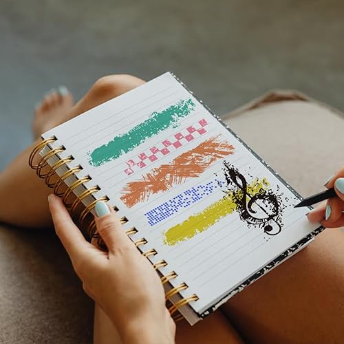 GLOBLELAND Tampons Transparents de Fond de Texture Vintage pour la Fabrication de Cartes Fond de Marque Rétro Tampon Transparents en Silicone pour Scrapbooking Journal 6.3x4.3in - Nail Gallerys