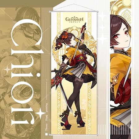 1 poster Genshin Impact Fontaine à suspendre au mur en tissu forgé pour décoration de salon (Furina) - Nail Gallerys