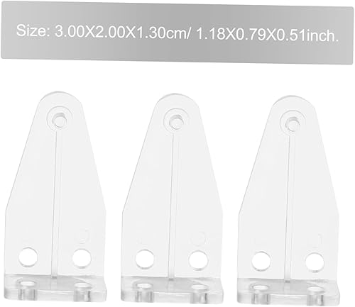 Gatuida 10Pièces Supports de Fixation pour Stores Clips Plastique Transparent pour Rails de Stores Horizontaux et Vénitiens et à Installer - Nail Gallerys