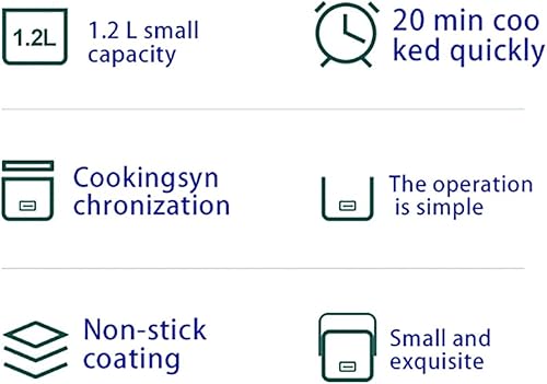 MGHRUE Petit Cuiseur À Riz 2 Personnes, Cuiseur À Riz Gluant 1,2 L, avec Cuisson Automatique Et Fonction De Maintien Au Chaud,Rose - Nail Gallerys