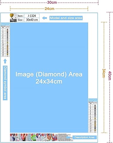 5D Diamond Painting Adulte Grand Format Rose Rouge, Peinture Diamant Adulte XXL, DIY Diamant Strass Point de Croix Cristal Painting pour Murale Décoration, Square Drill 30x75cm - Nail Gallerys