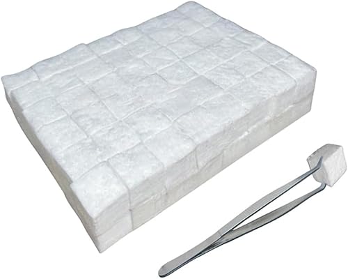 FVZWKHD 96 Petites Mèches en Laine de Céramique pour Foyer de Table, Adaptées au Combustible de Cheminée à L'Éthanol, Mèche en Feutre de pour L'Intérieur - Nail Gallerys