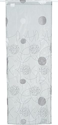 HomeMaison - VITRAGE PAIRE ORGANZA LUNA GRIS 2fois largeur 60x120 - Nail Gallerys