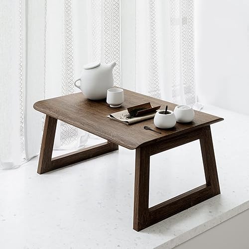 Table Pliable Petite Table Pliante Baie Vitrée Table À Thé Salon Mini Table À Manger Table Basse Asseyez-Vous sur Le Sol Et Étudiez La Petite Table Basse (Color : Wood, S : 70 * 40 * 30cm) - Nail Gallerys