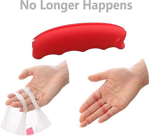 2 poignée de à provisions crochet mousqueton silicone chaud support en silicone pour d'épicerie porte- à prise unique Jetable de courses de caddie saisir Achats - Nail Gallerys