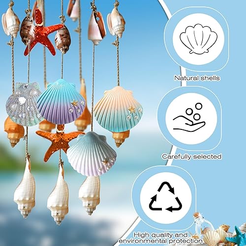 Fzyisw Lot de 30 coquillages naturels et étoiles de mer - 6 à 8 cm - Blanc naturel - Peint pour bricolage, décoration de fête sur la plage, décoration de maison, artisanat d'enfants (20 coquillages/10 - Nail Gallerys