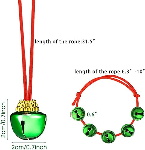 Clochette Bracelet et Collier, Cloches de Décoration de Noël Grelots Clochettes Noel Chat Chien Petite Clochette pour DIY Cadeau de Noël, Décoration d'arbre de Noël (10pcs) - Nail Gallerys