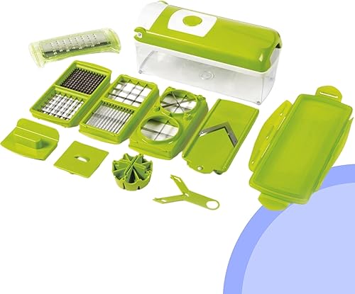 Wonder Pro WP Coupe-légumes Nicer | Coupe-légumes Express | Coupe-légumes multilames - Nail Gallerys