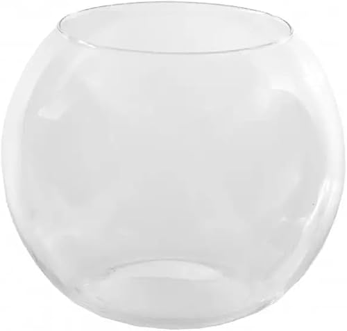 Vase sphérique, en verre, diamètre : 30 cm, hauteur : 24,5 cm, 12 l, pour aquarium sphérique, aquarium, terrarium, hydroponique, bol de bowl - Nail Gallerys