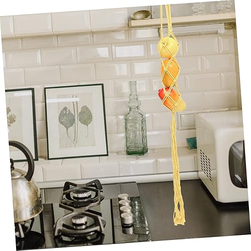 LIFKOME 2pièces Suspendus Maille pour Fruits Et Légumes Oignons Ail Et Gingembre Réutilisables Et Respirants - Nail Gallerys
