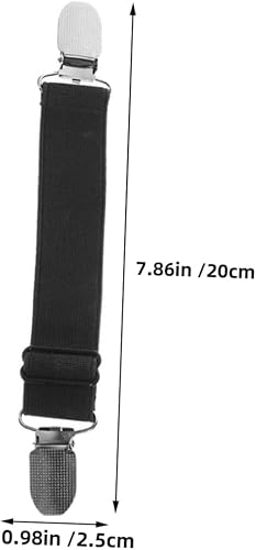 Hemobllo Lot De 3 Élastiques pour Ceinture Pantalon Bottes Bretelles Passants De Ceinture Porte- Mitaines pour Enfants Bande Élastique Noire - Nail Gallerys
