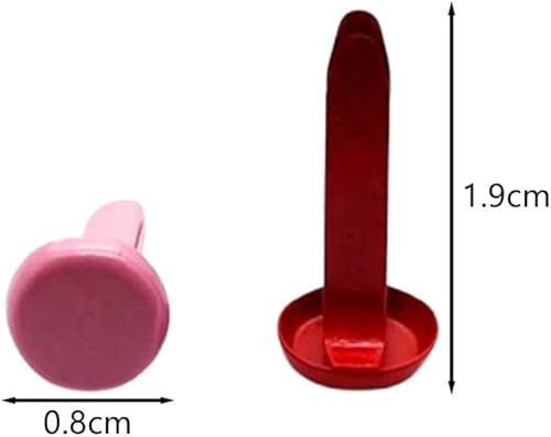 Pamtns 400 Pièces Attaches Parisiennes Multicolores Mini Attaches Parisiennes Rondes en Métal Scrapbooking à Tête Ronde Mini Brads Métal Attaches Parisiennes Scrapbooking Fabrication de Cartes DIY - Nail Gallerys