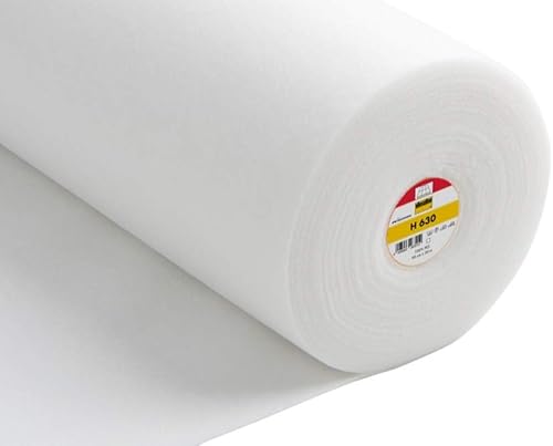Vlieseline H630 Rembourrage thermocollant en polaire douce, blanc, Quarter: 45cm x 50cm - Nail Gallerys