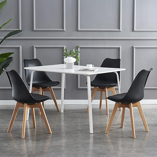 mcc direct Eva Lot de 2 chaises de Salle à Manger, de Cuisine, de Bureau Marron - Nail Gallerys