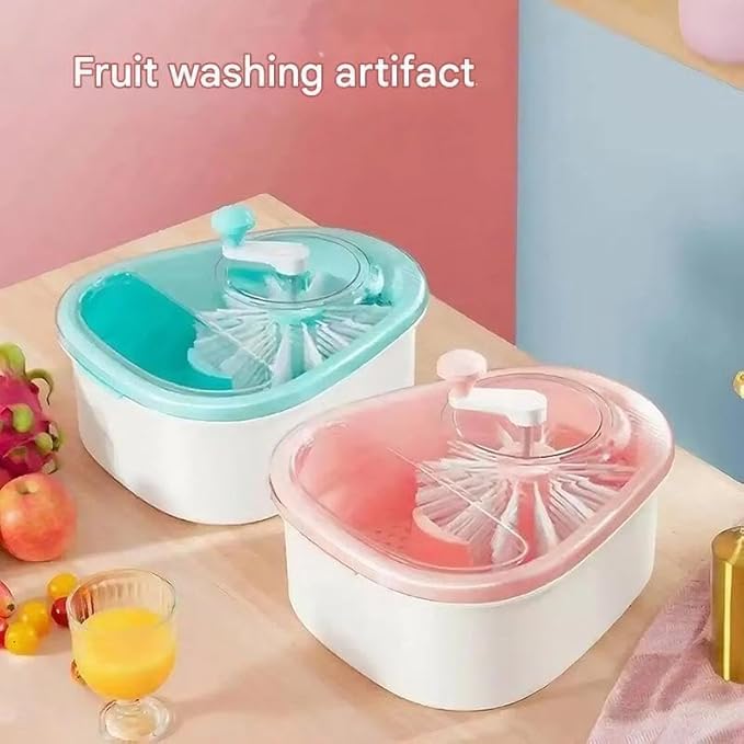Spinner Nettoyeur de fruits, grand bol à fruits, nettoyeur de fruits, bol à fruits Spinne, lave-légumes avec fruits - Nail Gallerys