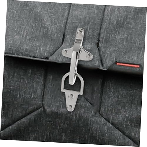 Didiseaon 1 Ensemble Boucle de ceinture boucle ceinture boucle à bascule manteau boucle de manteau vintage boutons de manteau boucle à bascule pour coupe-vent Alliage de zinc Silver - Nail Gallerys