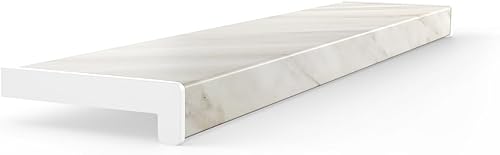 Seiletech.de Appui de fenêtre en PVC | 25 cm x 130 cm | Marbre | rebord | Pour l'intérieur | rebord | Intérieur | Vendu au mètre | Décoration | Plastique - Nail Gallerys