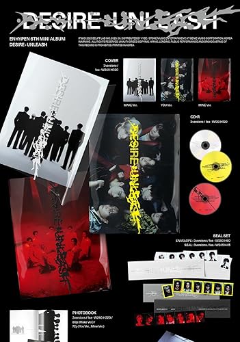 Générique en-HYPEN Desire : Unleash 6th Mini Album (3 ver. Set) - Nail Gallerys