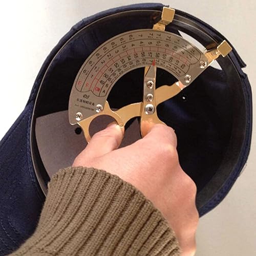 Règle de chapeau en acier inoxydable - Type ciseaux - Boussole - Diamètre intérieur - Pour adulte - Poignée de chapeau - Nail Gallerys