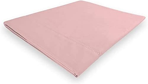 Soleil d'ocre Drap Plat en Coton Percale 180x290 cm Camille Rose, par Songe de Camille - Nail Gallerys