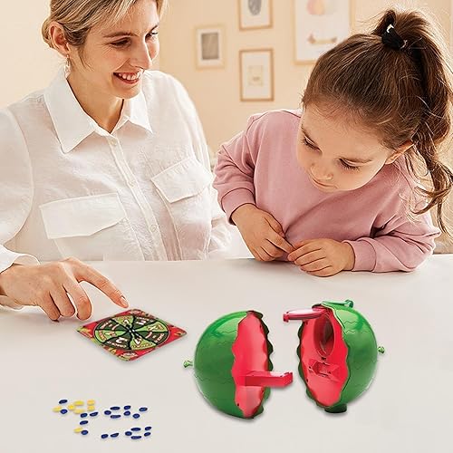 Watermelon Smash Toy Watermelon Smash Jeu Amusant de pastèque pour la Coordination œil-Main – Éducatif pour Les réunions de Famille, Comprend des Fournitures de fête, des Jouets engageants - Nail Gallerys