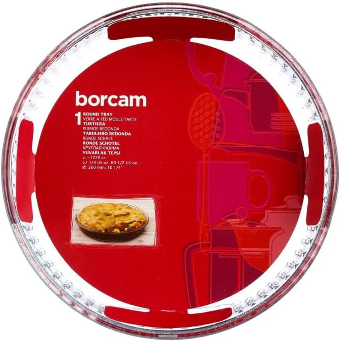 FIVE Simply Smart - Plat à Tarte en Verre 'Rond' 26cm Transparent - Nail Gallerys