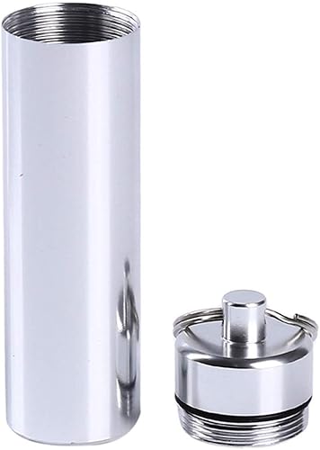 Weryffe Portable Boîte à Cure-Dents Mini Tube de Cure-Dents étanche et scellé Porte-clés pour Le Voyage en Plein air Conteneur de Cure-Dents Pratique (86 * 11mm) - Nail Gallerys