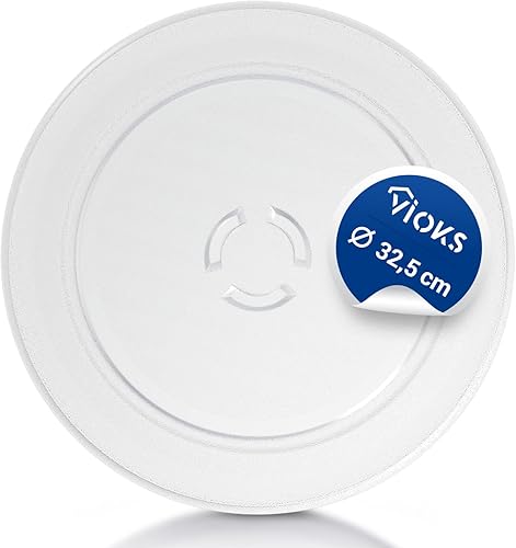 Plateau tournant de rechange en verre pour micro-ondes - 32,5 cm de diamètre - Nail Gallerys