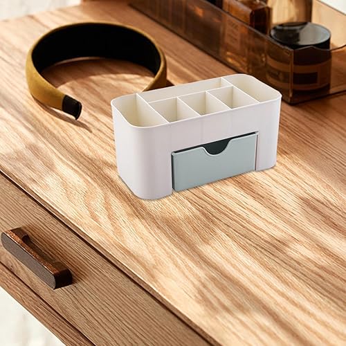 Organisateur de rangement de maquillage - boîte de tiroir cosmétique, support de maquillage de vanité | Affichage de rangement de rouge à lèvres et de bijoux, plateau de soins de la peau avec comparti - Nail Gallerys