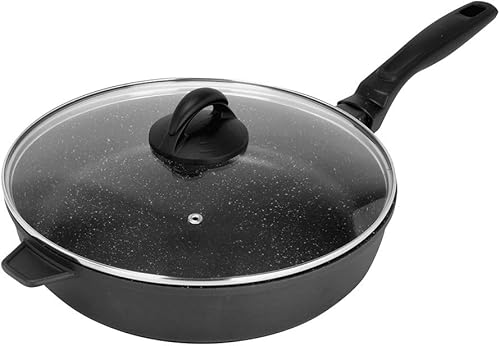Sitram VIP MINERA Sauteuse en fonte d'aluminium induction, Noir D28cm - Nail Gallerys