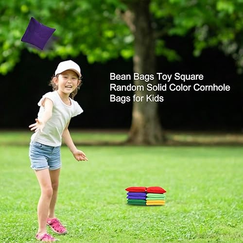 10 Pièces Cornhole Bag, Jeux de Lancer de Sac de Haricots, Sac de Sable pour Jeux d'activité Intérieure Pelouse, pour Enfant Extérieurs Jeux de Pratique de Vitesse et d'Agilité - Nail Gallerys