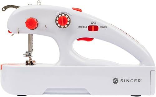 SINGER 01774 Stitch Quick + Machine de réparation manuelle à deux fils, plastique, blanc - Nail Gallerys