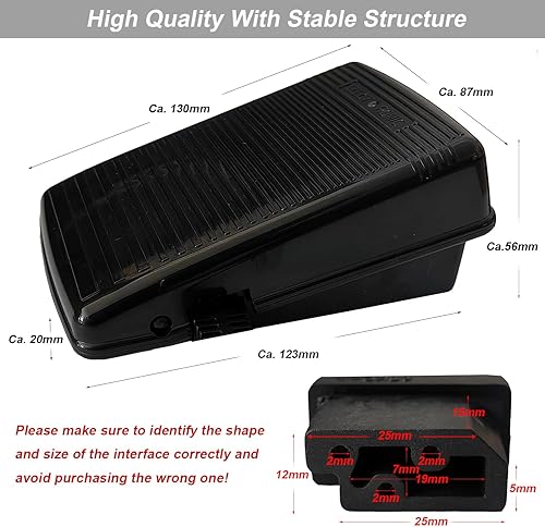 Pédale pour Machines à Coudre Pédale de Machine Electrique à Couture Pédale de Contrôle de Machine de Couture Contrôleur Variable Universel de Vitesse de Machine à Coudre pour Butterfly Singer Juki - Nail Gallerys