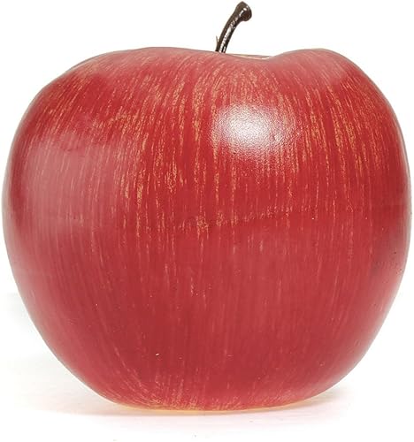 Hduacuge 4 Grandes Pommes Rouges artificielles de Fruits decoratifs - Nail Gallerys