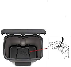 Kis Poubelle compacte avec pinces de porte Gris 38 x 28 x 43 cm 25 l - Nail Gallerys