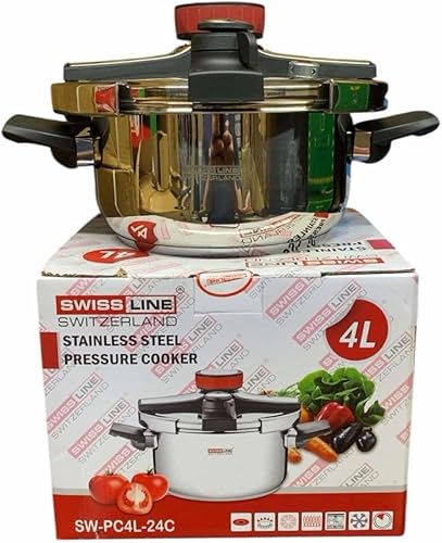 Cocotte-Minute en Acier Inoxydable 18/10, 4 Litres, Fermeture Automatique, Compatible Tous Feux dont Induction - Nail Gallerys