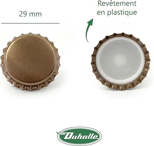 Duhalle 279 Lot de 1000 Capsules Métal Or - Nail Gallerys