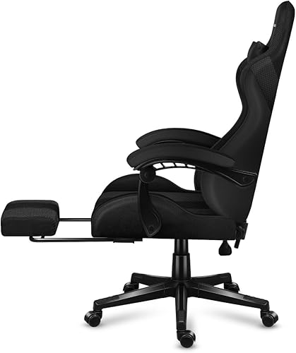 huzaro Force 4.7 Chaise Gamer Ergonomique | Charge maximale 140kg | Double Inclinaison | Accoudoirs | Coussin Lombaire | Tissu Huge Mesh | Repose-Pieds | Camo - Nail Gallerys